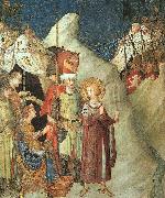 Simone Martini St.Martin Renouncing the Sword oil painting artist